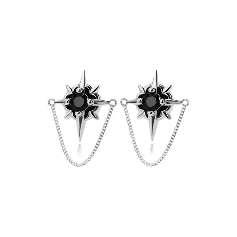 ETAHLOVE Sterling Silver Stud Earrings Unisex Date Confession Gift For Girlfriend And Boyfriend Birthday-10