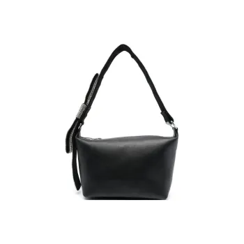 KARA Embellished Bow Zipped Shoulder Bag