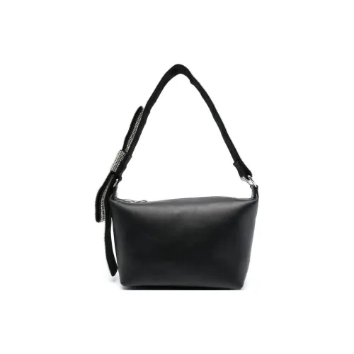 KARA Embellished Bow Zipped Shoulder Bag