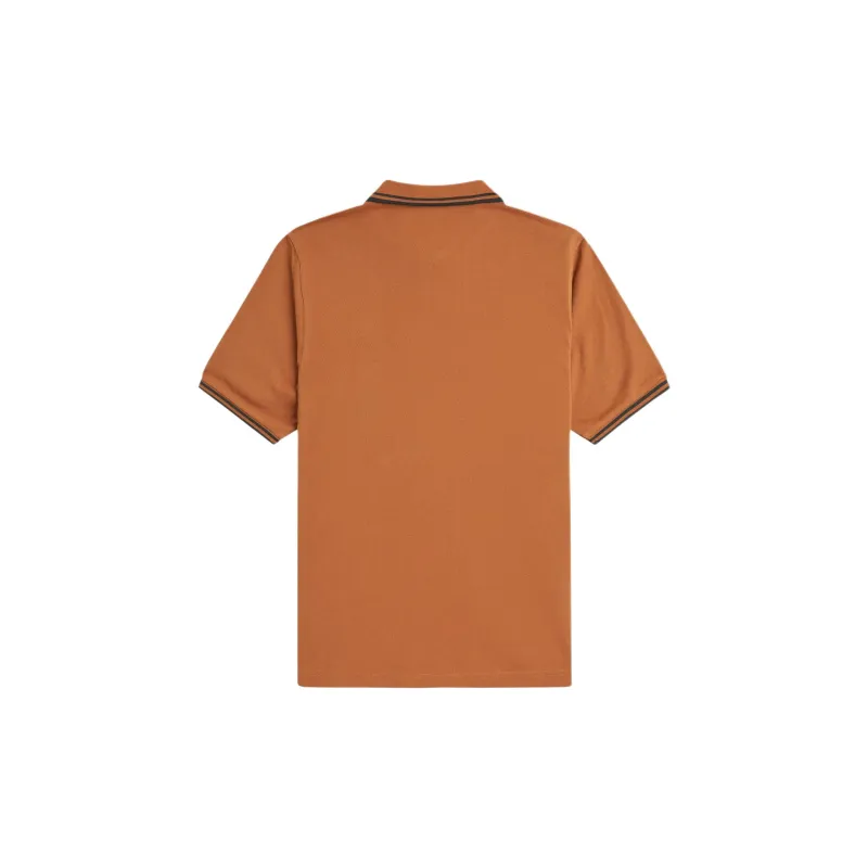 FRED PERRY FW24 Polo Shirt Women's Brown-1