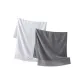 Warm Jade White, Moon Shadow Gray[2 Pack]100% cotton 5A Antibacterial; 160x80cm