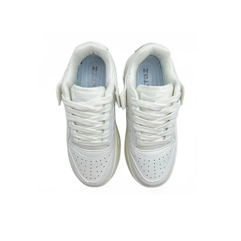 ITGI Anti Slip Wear Resistant Low Top Skateboard Shoes Unisex Ecru-3