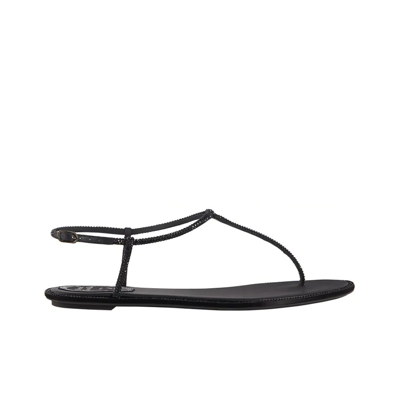 RENE CAOVILLA Diana Sandal Women's Black-1
