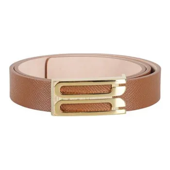 Victoria Beckham Logo Plaque Buckle Belt