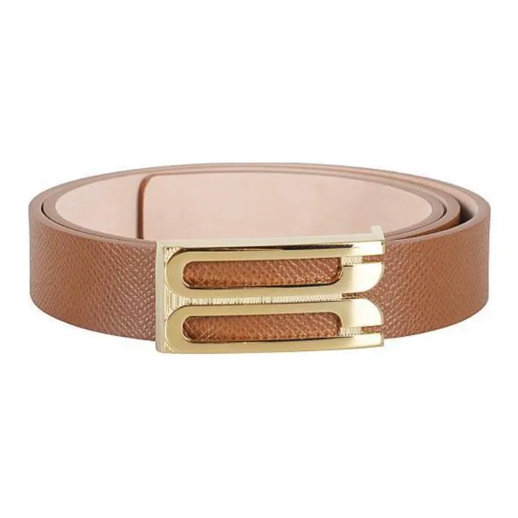 Victoria Beckham Logo Plaque Buckle Belt-0