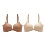 [2 Pcs, Get 20 Yuan off]Caramel Brown+Nude Skin (U-Back Style)