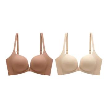 LUCKMEEY Button-Front Underwear Bra Women's