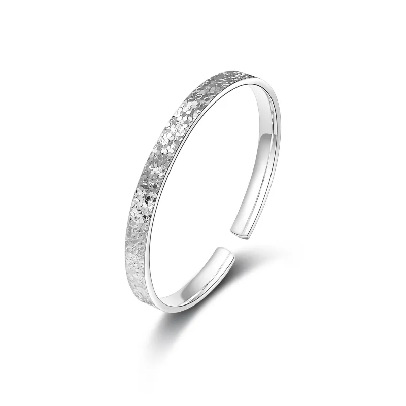 QIANSHIYINXIANG S999 Fine Silver Sterling Silver Bracelets Women's-0
