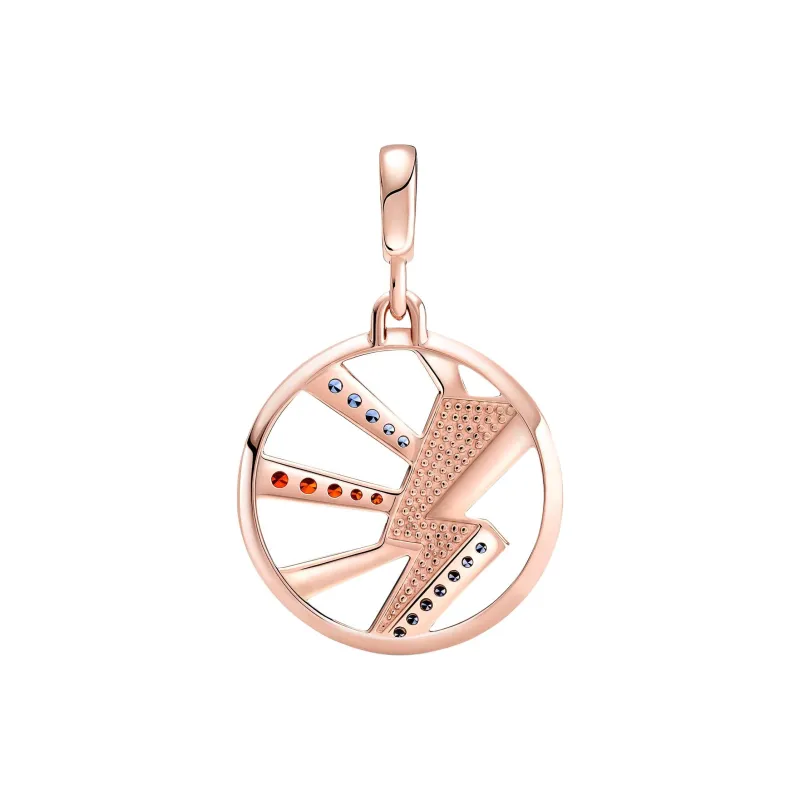 Pandora Crystal Alloy Zircon Pendants Women's Multicolor-1