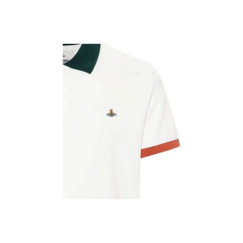 Vivienne Westwood Orb Embroidered Short Sleeved Polo Shirt-5