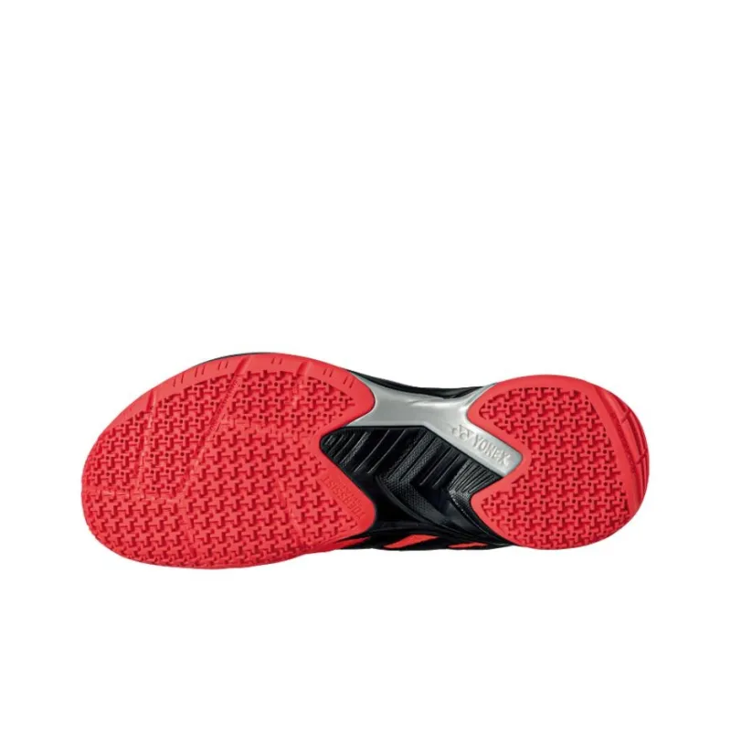YONEX POWER CUSHION CASCADE ACCEL Anti Slip Wear Resistant Low Top Badminton Shoes Unisex Red Black-3