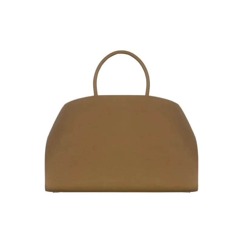 FERRAGAMO Leather Shoulder Bag, Crossbody Bag, Handbag Women's Khaki-5
