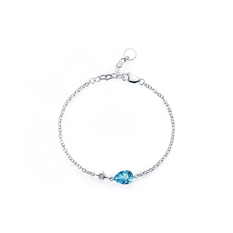 Rarebeauty S925 Silver Bracelets Women's-5