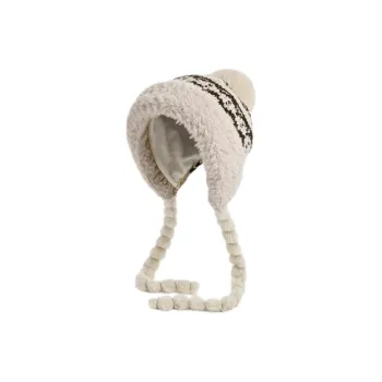 FREE RABBITⅡ Fall And Winter Thickened And Fleece Lined Warm Ear Protection Velvet Hat Unisex