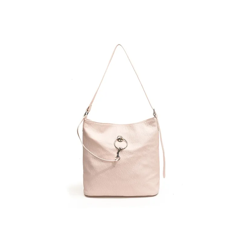 JIANMU PU Handbag, Shoulder Bag, Crossbody Bag Regular Women's Black/Dark Pink/Yellow/White/Light Pink-8