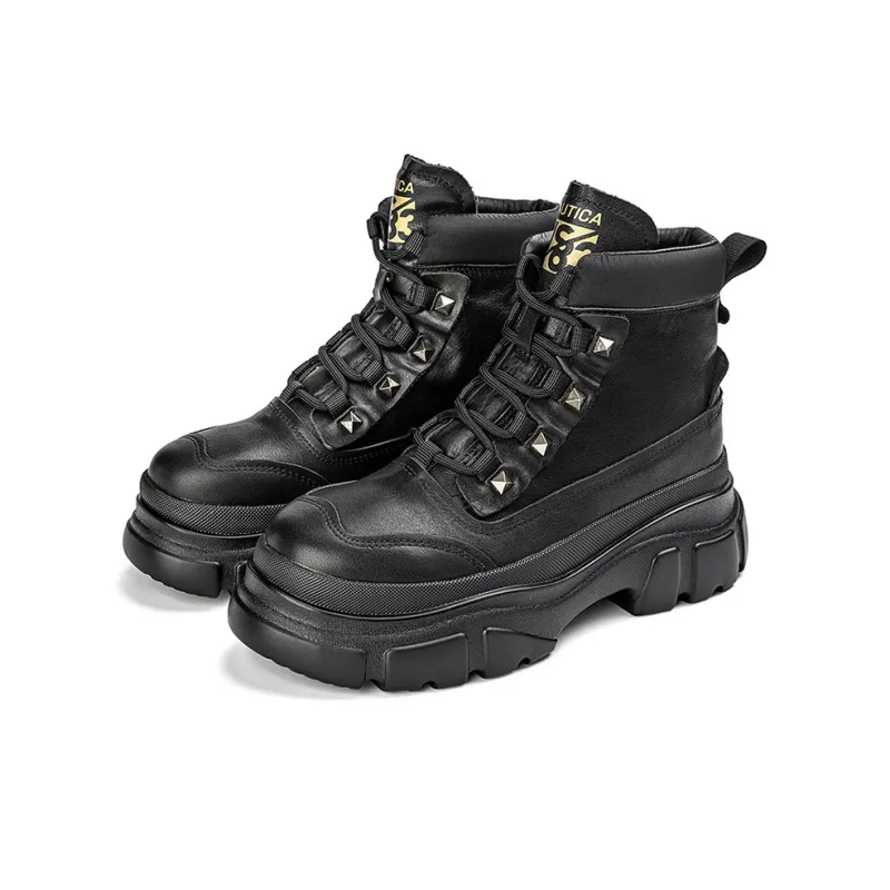 NAUTICA Short Martin Boot Women's Black-1