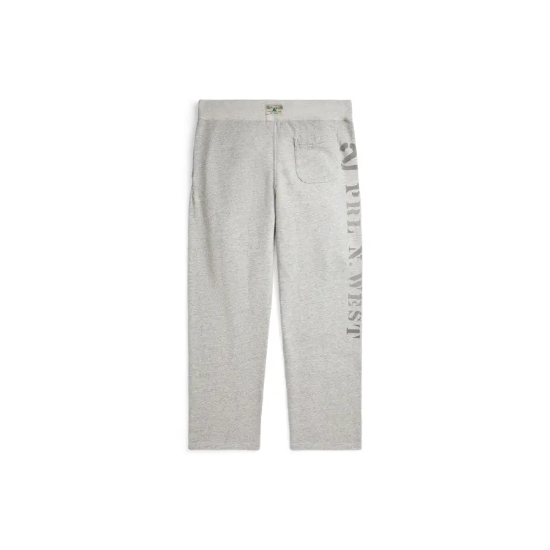 Polo Ralph Lauren FW24 Knitted Sports Pants Men's Gray-1