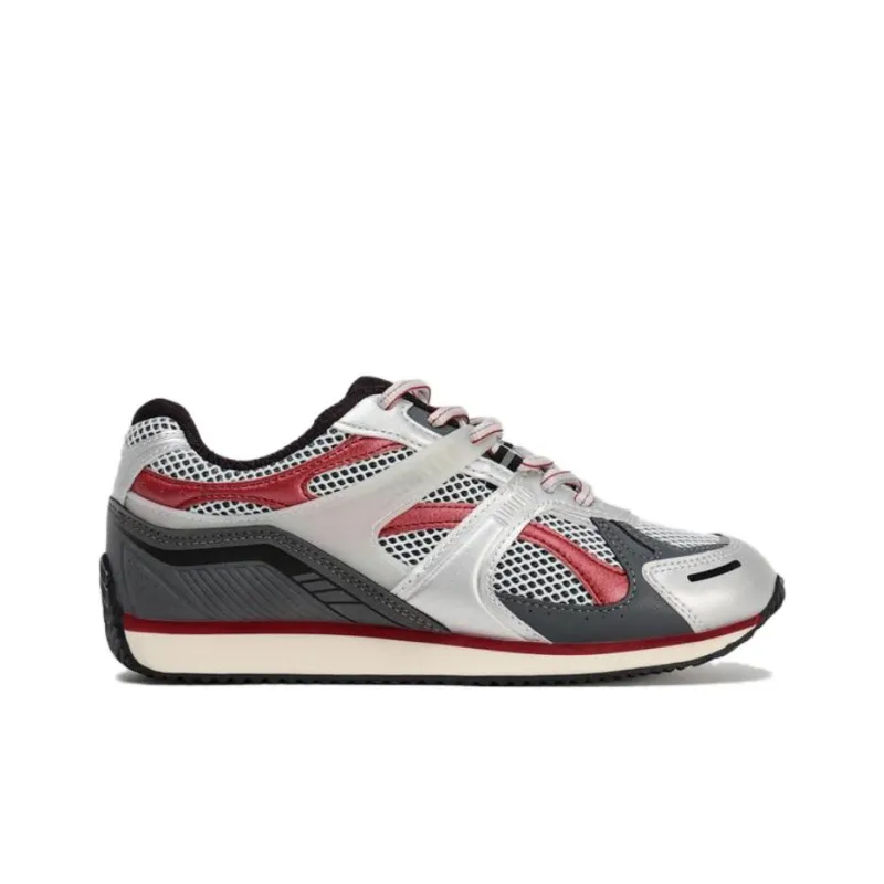 ZARA Cushioning Low-Top Casual Shoes Women's Black Silver-1