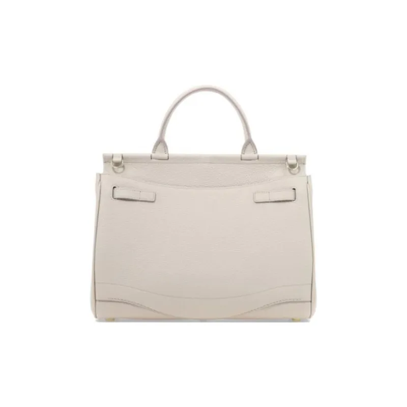 Fontana Milano 1915 Leather One Shoulder Handbags Women's Ecru-2