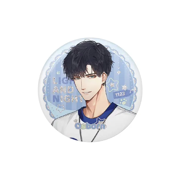 The Love Of Light And Night x Line Puppies Xiao Yi Collaboration Badge Badges-0