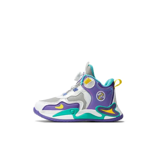 ROBINHOOD Slip Resistant Warm Mid Top Children's Basketball Shoes Kids'