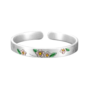 Silver Place 999 Fine Silver Sterling Silver Bracelets Women's