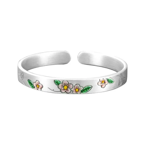 Silver Place 999 Fine Silver Sterling Silver Bracelets Women's