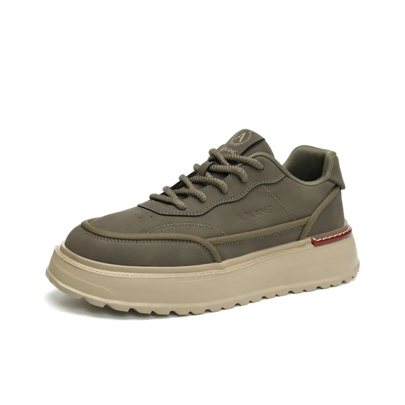 AOKANG AK DUNK Series Height Increasing Wear-Resistant Lightweight Slip-Resistant Low-Top Skateboard Shoes Men's Box-1