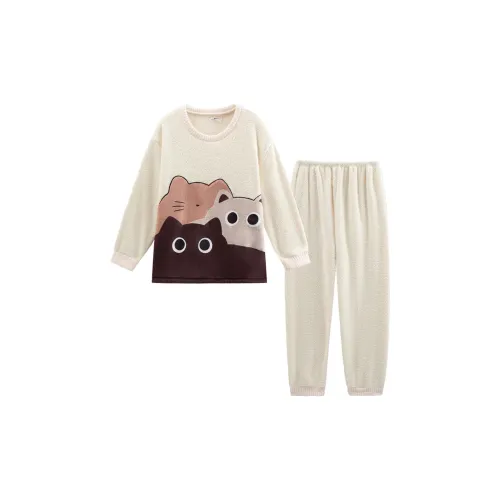 Sleeping Beauty Pajama Set Women's White