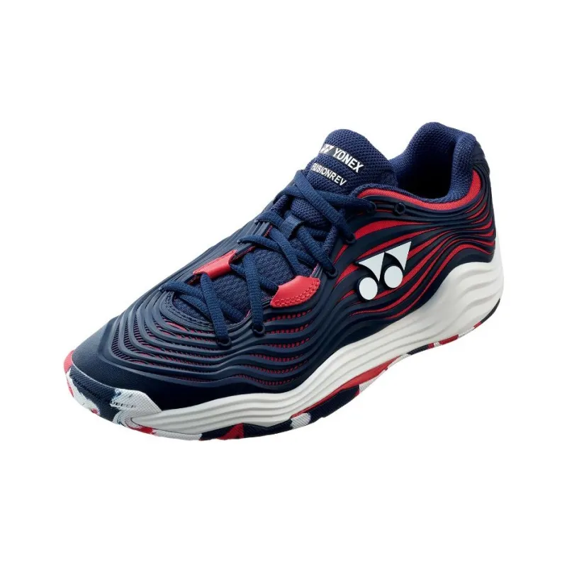 YONEX Anti Slip Wear Resistant Low Top Tennis Shoes Men's Marine Blue-2