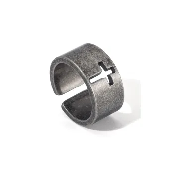 KING OF BLING Titanium Steel Rings Unisex Year Of The Snake Good Luck