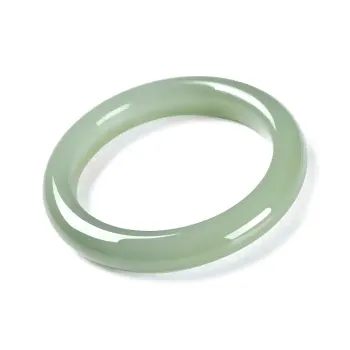 RIXIANGWAN Hetian Jade Bangles Green Jade Women's