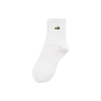 LACOSTE Mid-Calf Socks Women's 1 Pack White