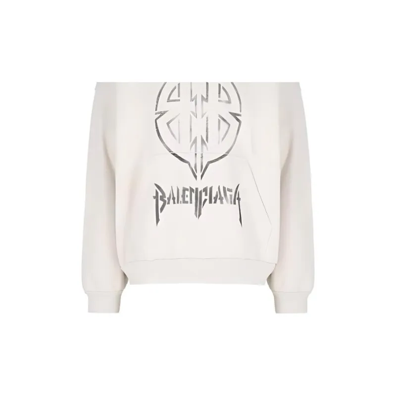 Balenciaga Logo Printed Hoodie-3