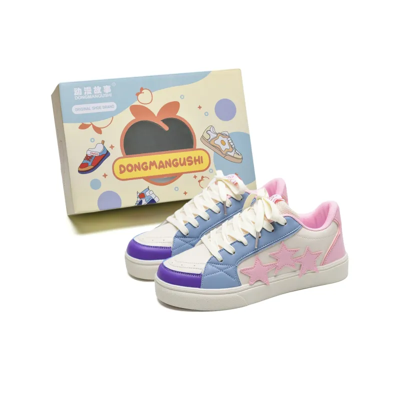 Anime Story Slip Resistant, Abrasion Resistant, Lightweight, Breathable Low Top Skateboard Shoes Unisex-79