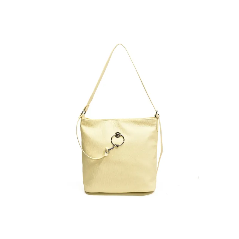 JIANMU PU Handbag, Shoulder Bag, Crossbody Bag Regular Women's Black/Dark Pink/Yellow/White/Light Pink-4
