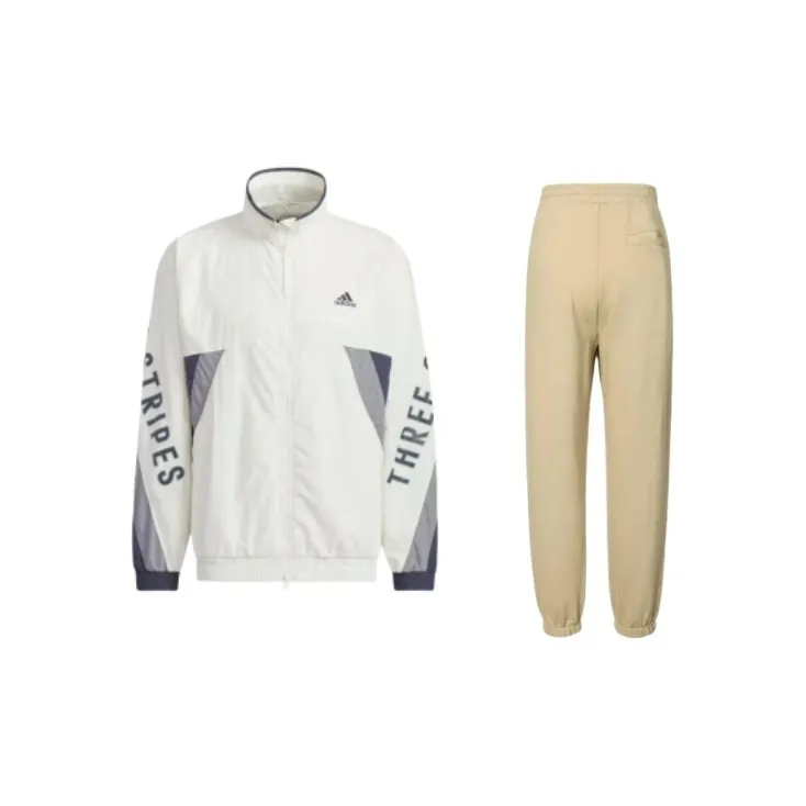 Adidas Wording Oversized Fit Jacket Casual Sportswear Unisex-1