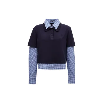 ONLY Shirt Chiffon Lace Shirt Women's
