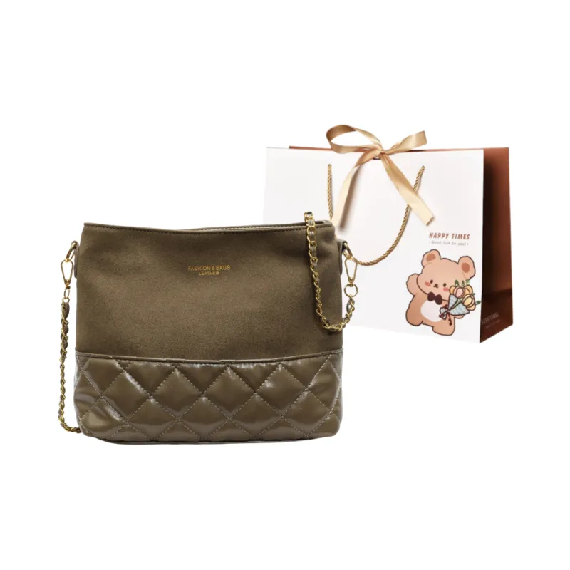 ERANGBEAR Pu Shoulder Bag, Crossbody Bag Women's Multicolor-9