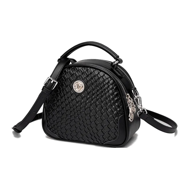 GELANDAI PU Shoulder Bag, Crossbody Bag, Handbag Women's Black-5