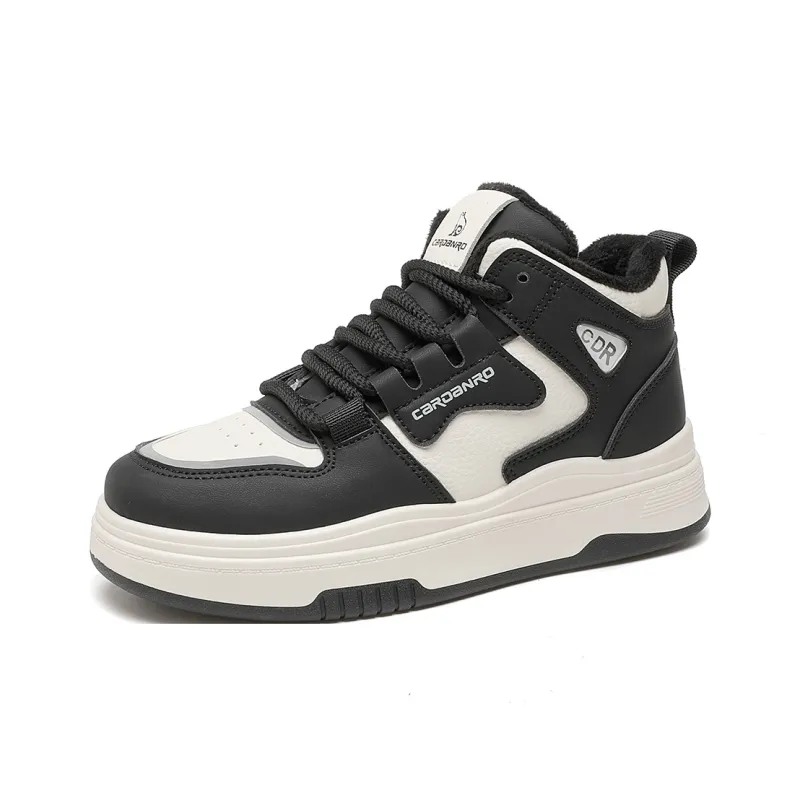 CARDANRO Wear-resistant And Lightweight High-Top Padded Warm Skateboard Shoes Women's-1