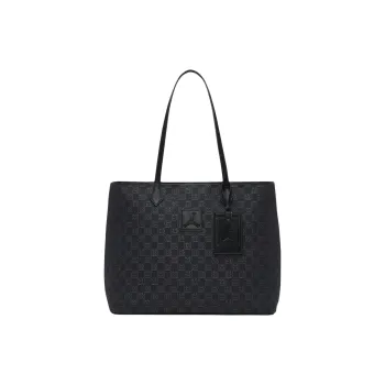 Jordan Polyester Tote Bag Shopping Bag Shoulder Bag Handbag Unisex Black