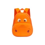 Hippopotamus Backpack-Orange