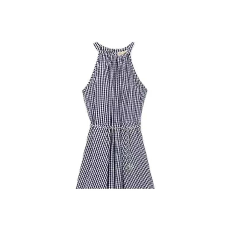 MICHAEL KORS SS24 Sleeveless Dress Women's Navy Blue-4