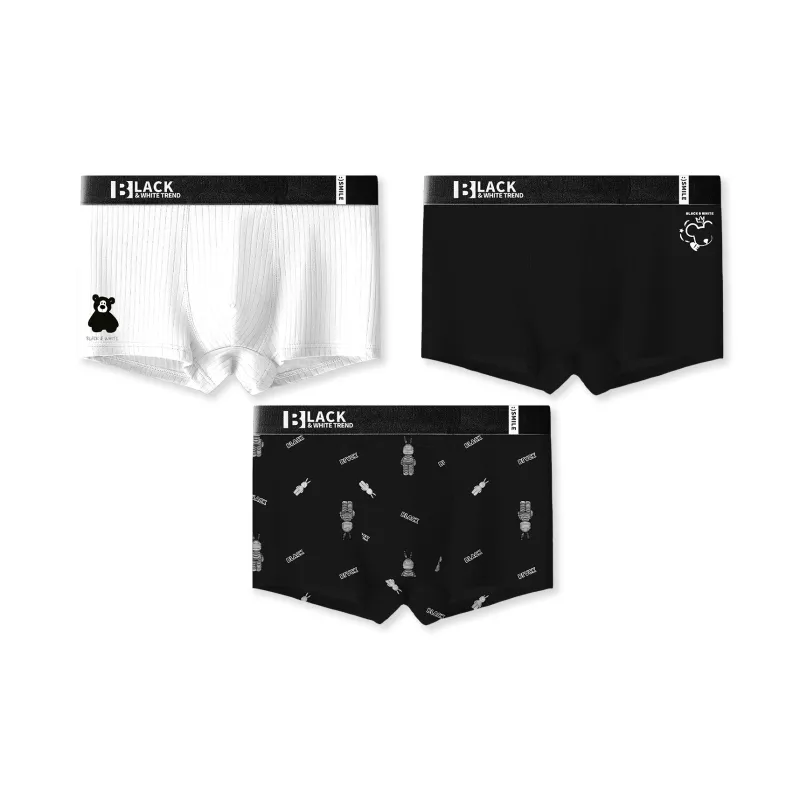 Qiao Ni Tong Underpants Men's 3 Pack-9