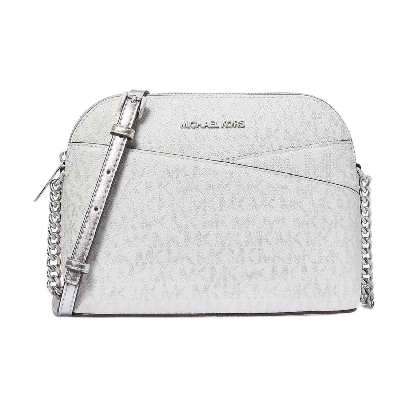 MICHAEL KORS Jet Set Travel Poly Coated Canvas Shoulder Bag, Crossbody Bag Medium Size Women's Silver-0