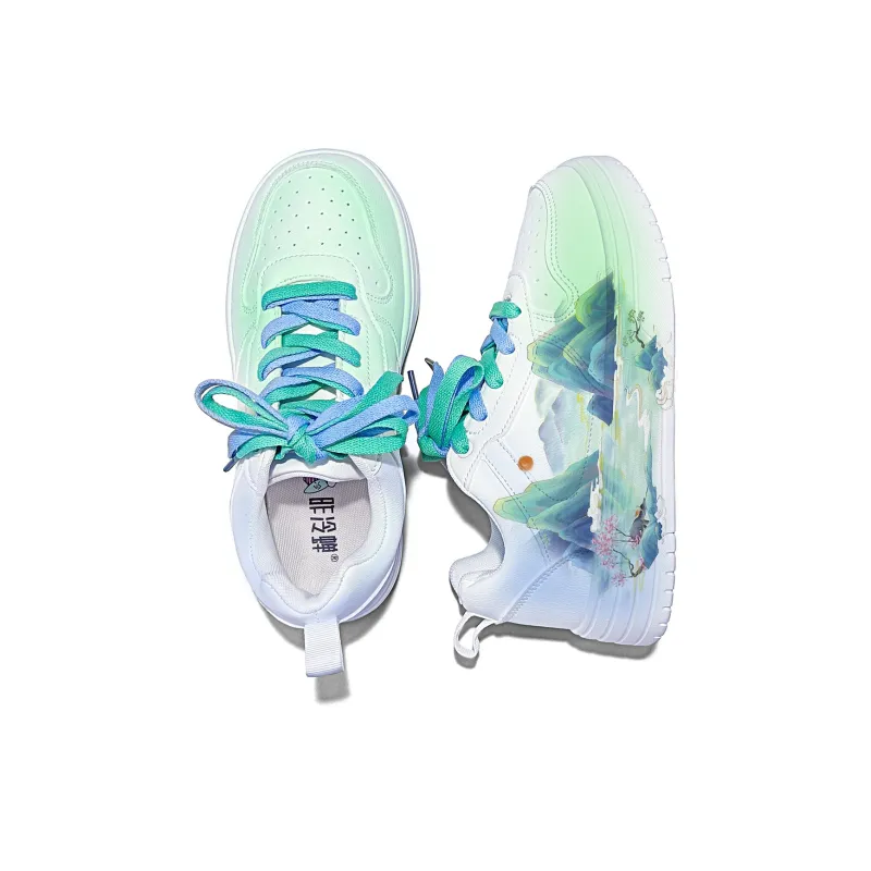 Cold Cicadas Yesterday Lightweight And Breathable Low Top Skateboard Shoes Unisex-3