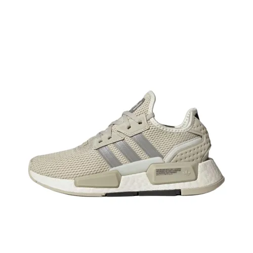 Adidas Originals NMD_G1 Anti-Slip Wear-Resistant Low-Top Kids Lifestyle Shoes Gray White Teenagers