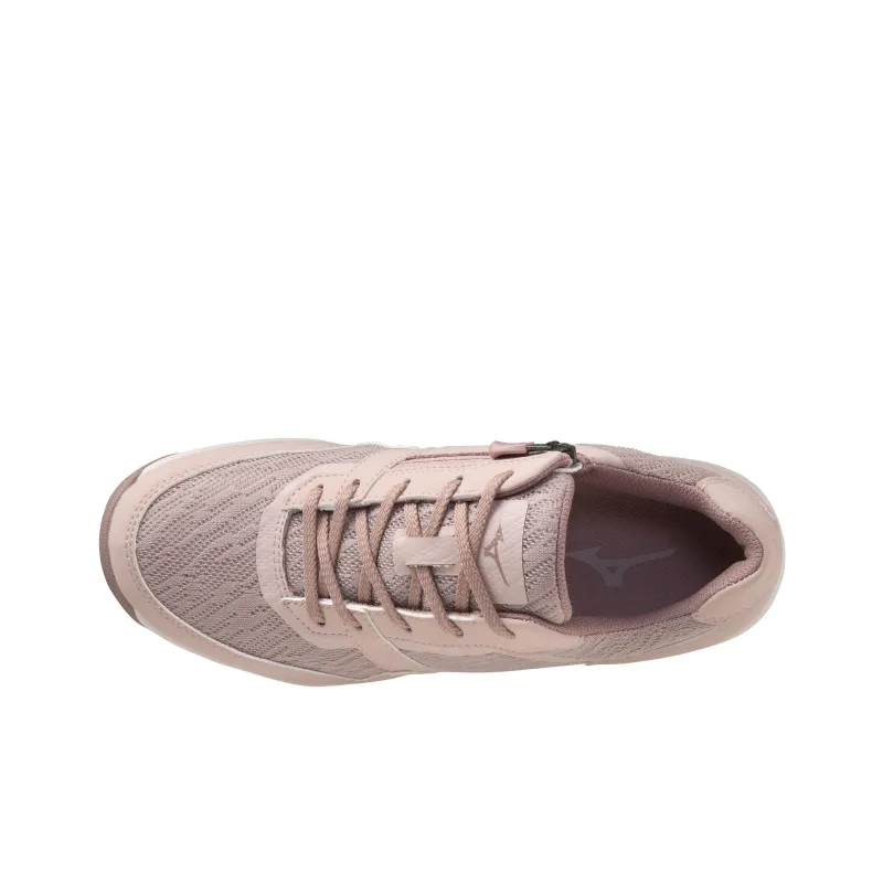 Mizuno Anti Slip Wear Resistant Low Top Casual Shoes Women's Light Pink-3