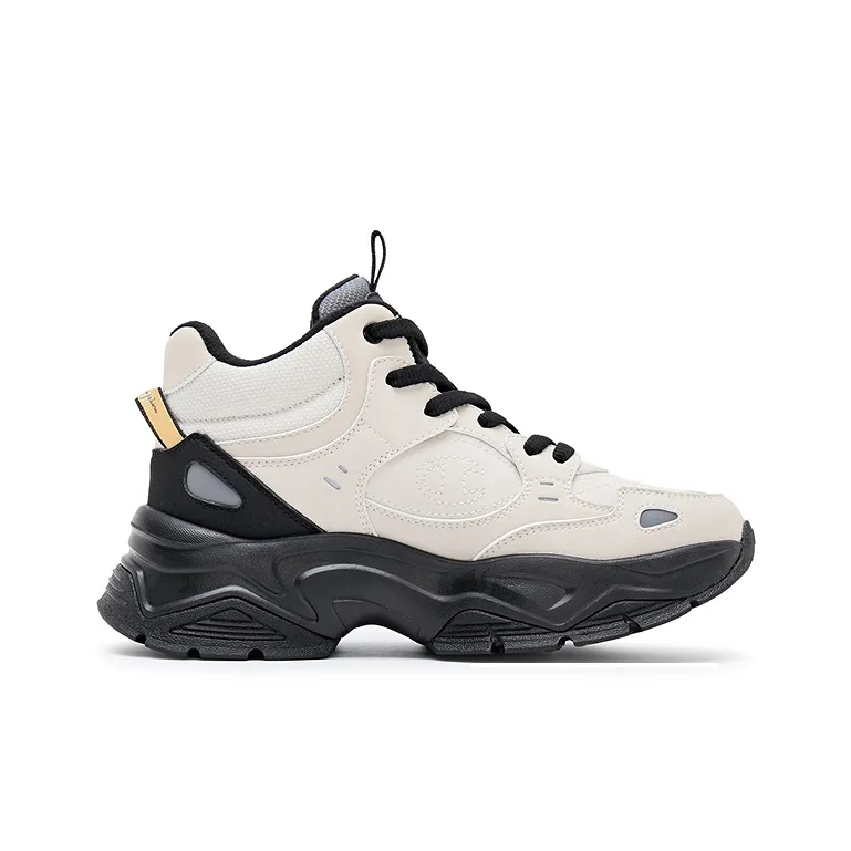 Champion High-Top Chunky Sneakers Women's Oat/Black-1